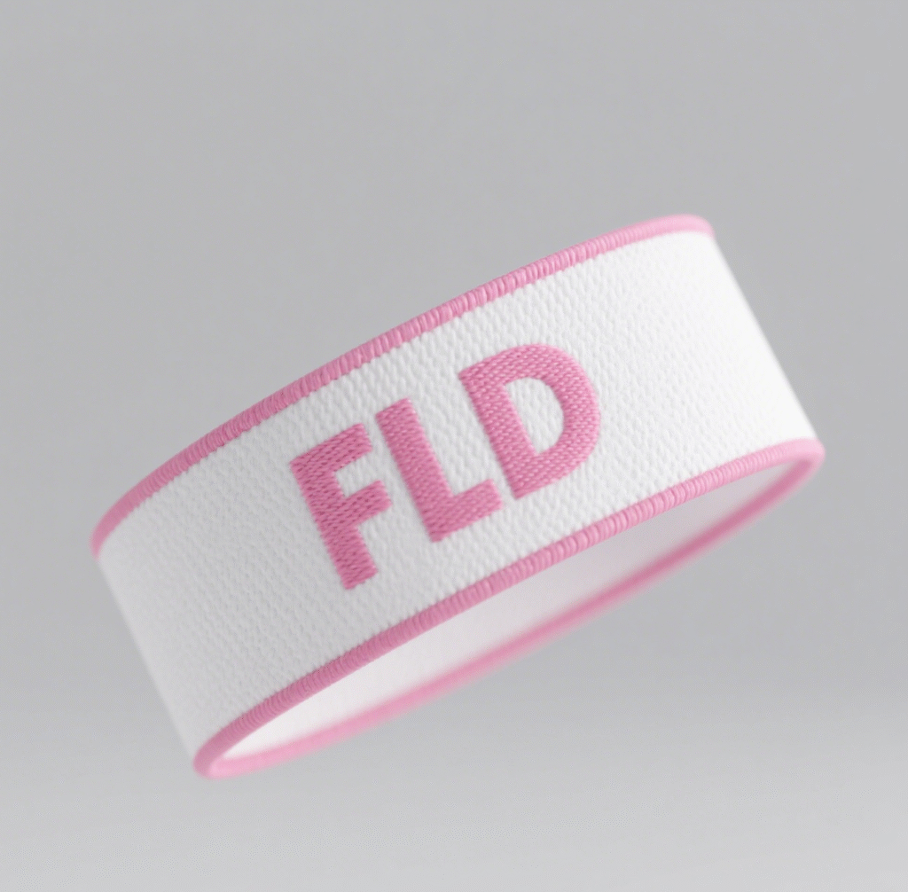 fashion label design Jacquard Woven Tape